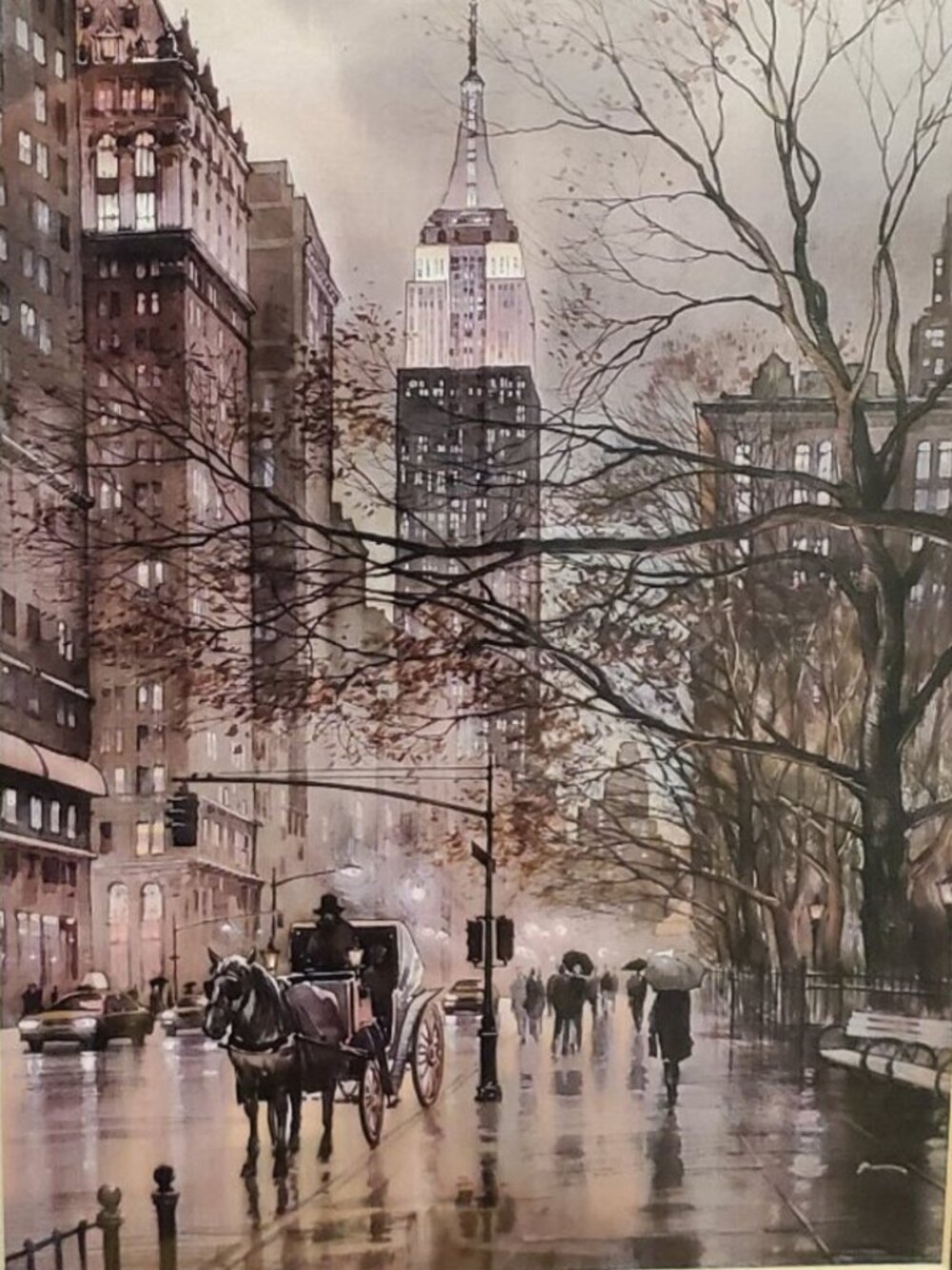 NYC Art Print frame